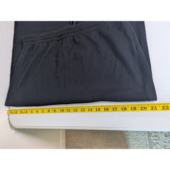 Lauren Ralph Lauren Cotton Black Knit Drawstring Maxi Skirt Women L Capsule - Picture 12 of 12